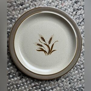 Vintage Autumn Wheat Stoneware 12” Chop Plate